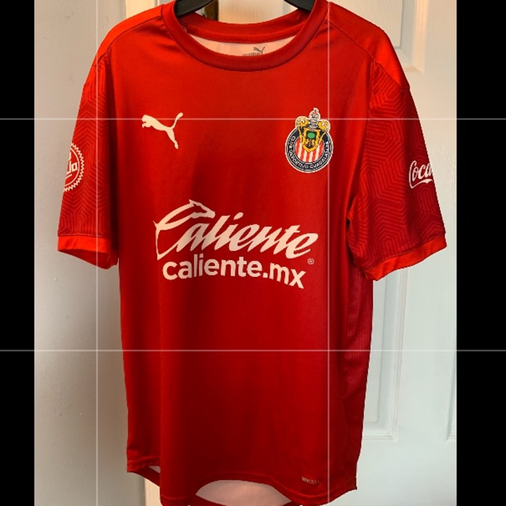Puma Soccer Jersey Tecate Caliente.mx Red Small